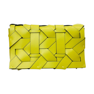 THE ZENOBIA WOVEN CLUTCH
