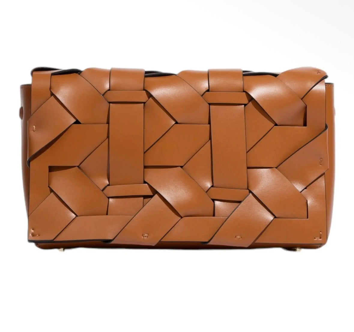 THE ZENOBIA WOVEN CLUTCH