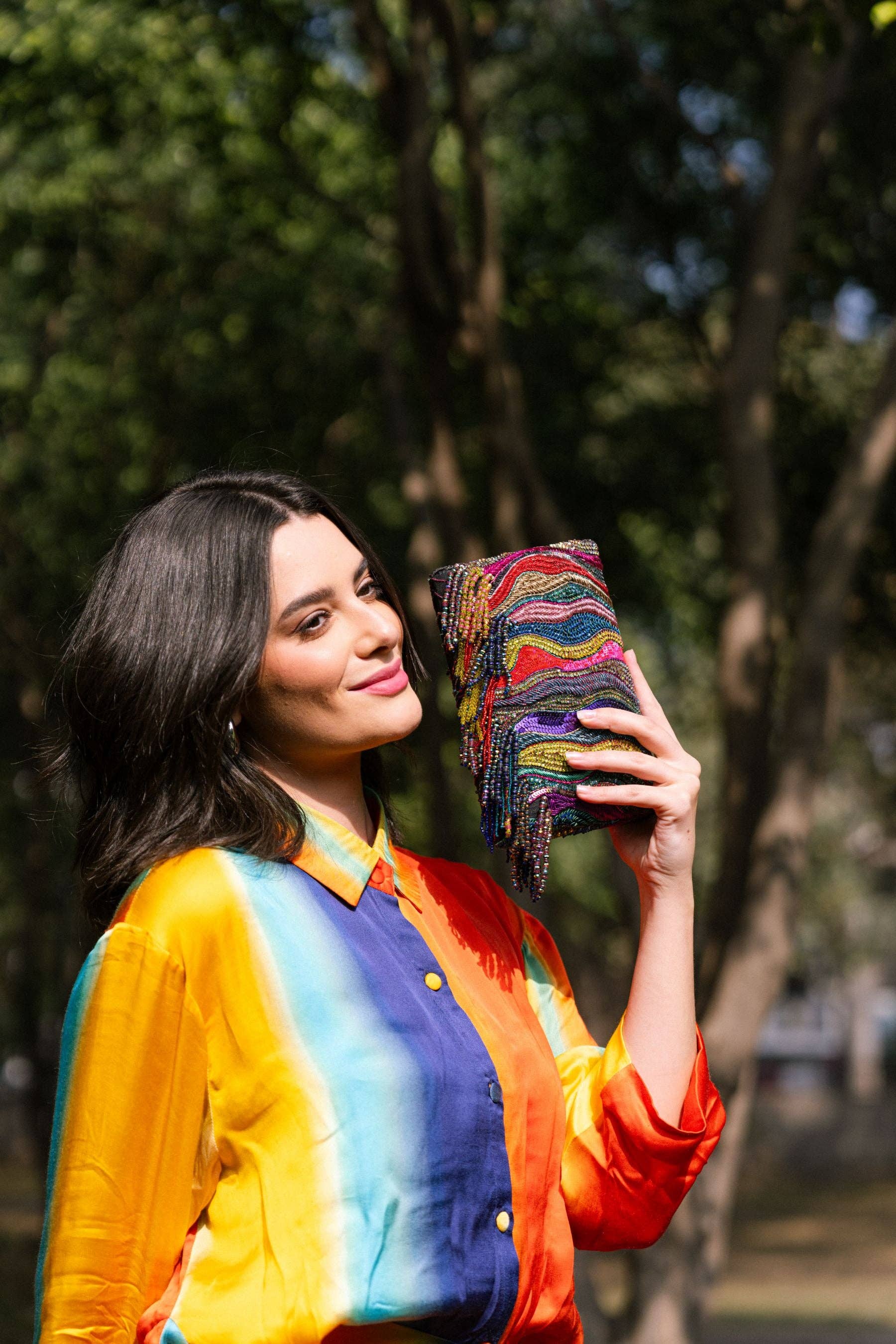 Zari Dune Clutch